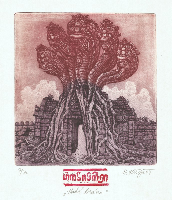 Kisza Herbert - Gate of Snakes - Print