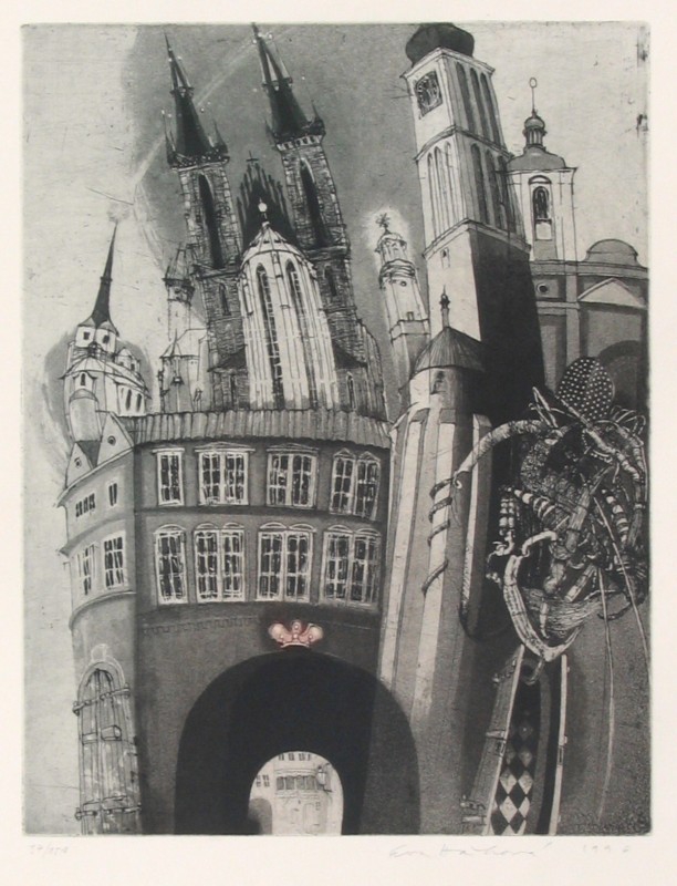 Hašková Eva - Prague - Ungelt - Print