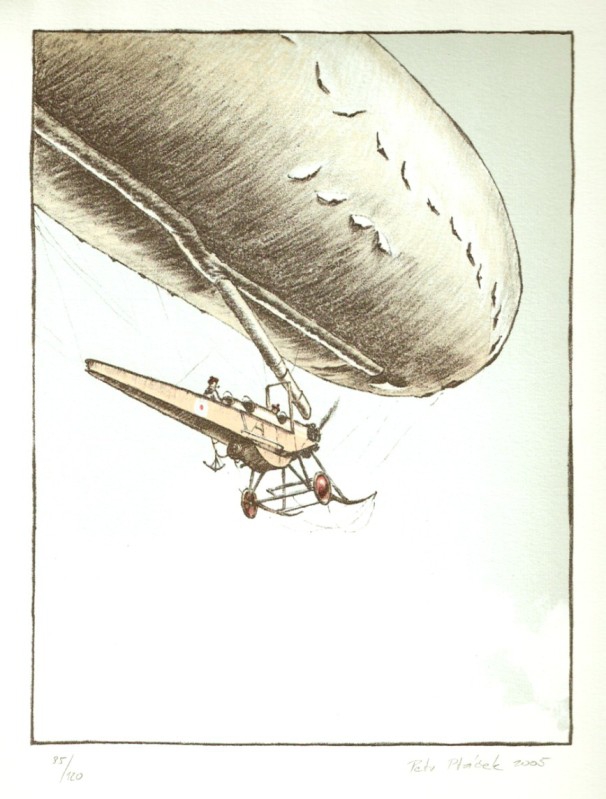 Ptáček Petr - Zeppelin - Print