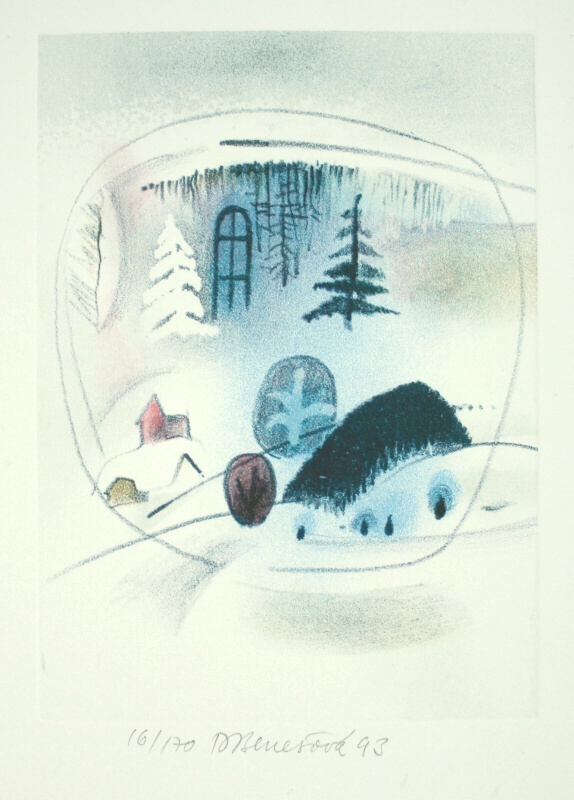 Benešová Daniela - Snow-covered - Print