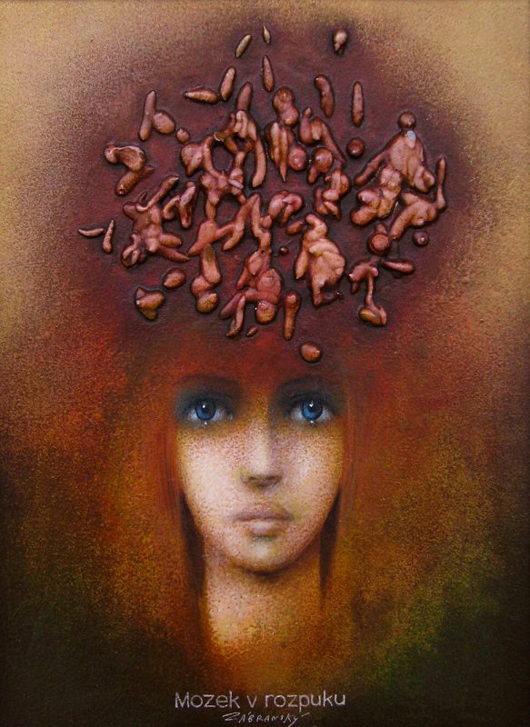 Zábranský Vlastimil - Brain in Bloom - Painting