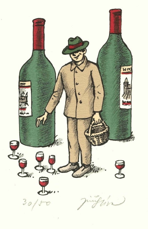 Slíva Jiří - Wine Picker - Print
