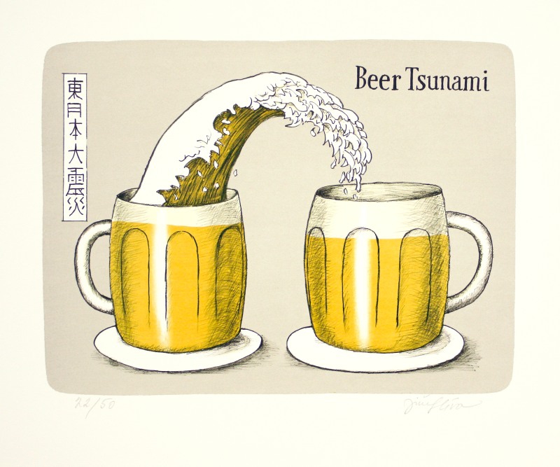 Slíva Jiří - Beer Tsunami  - Print