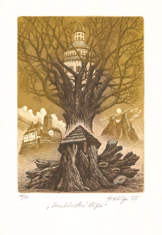 Kisza Herbert - Linden Tree in Semtín - Print