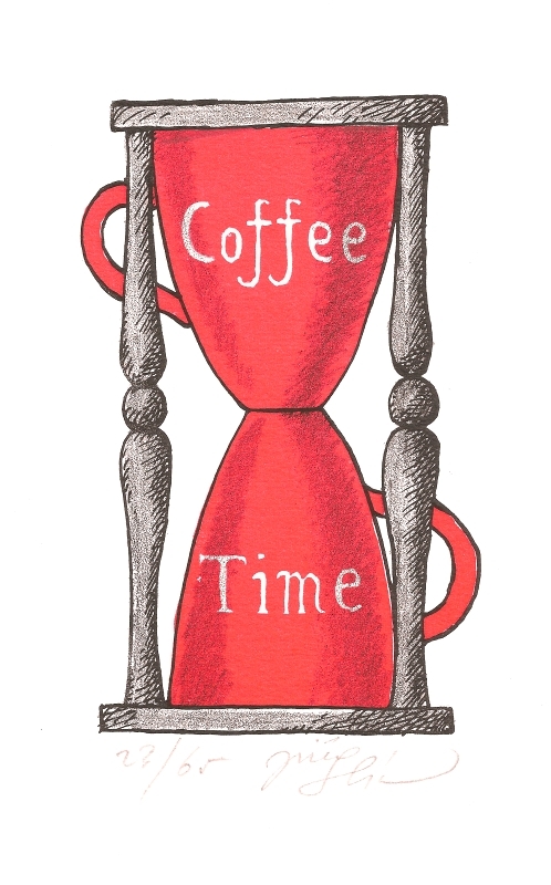Slíva Jiří - Coffee Time - Print