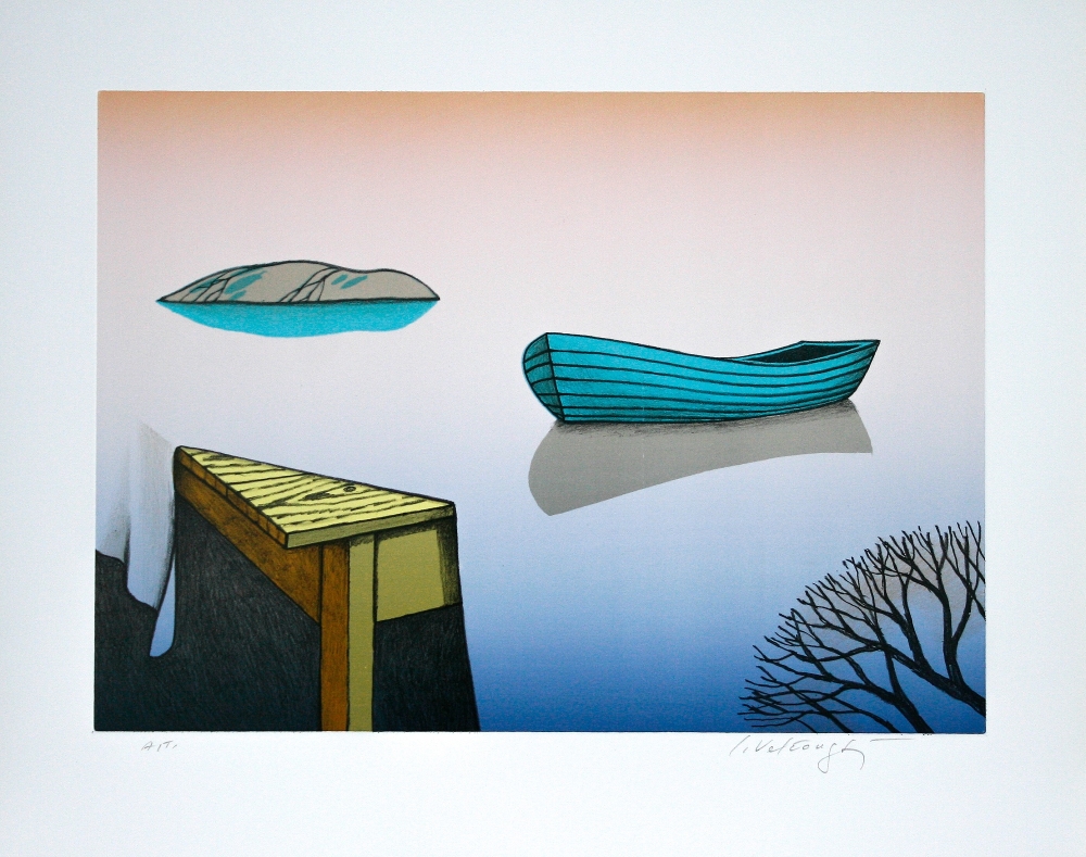 Velčovský Josef - Svítání na jezeře Saima - Print