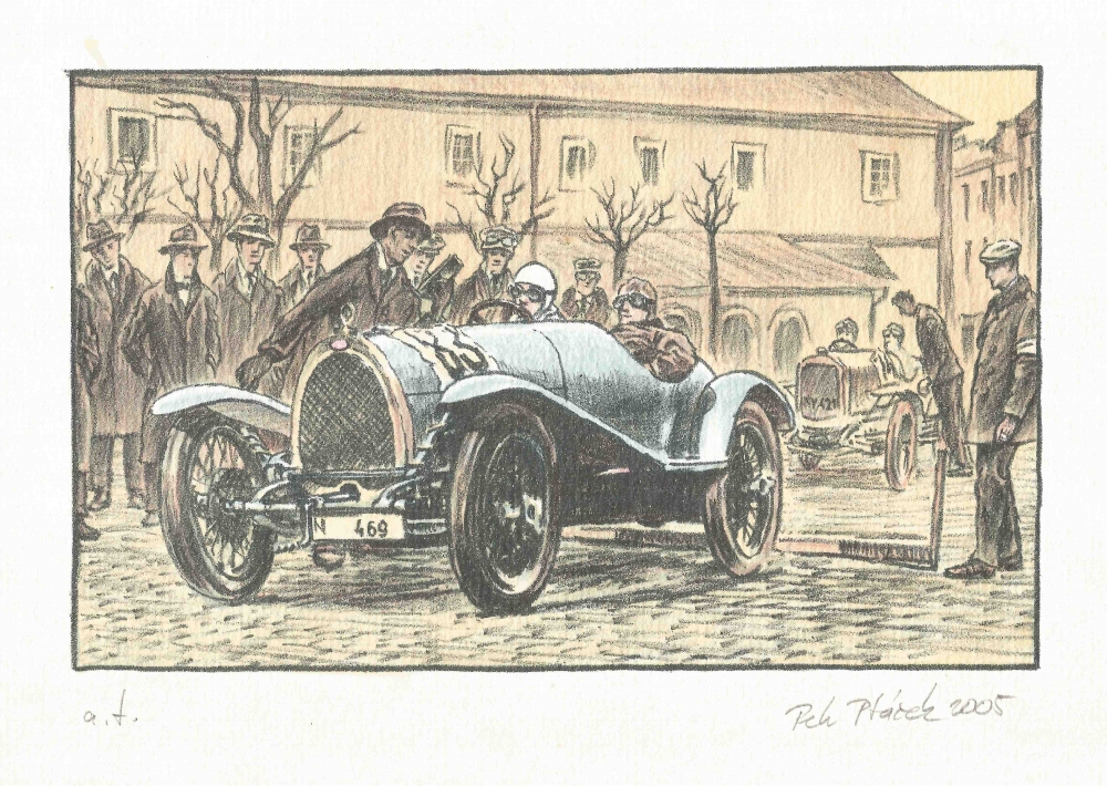 Ptáček Petr - Bugatti – Eliška Junková - Print